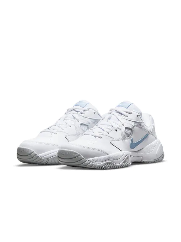 Кроссовки court lite 2 white/blue Nike — изображение 3 из 4, синий