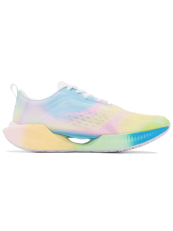 Кроссовки супер легкие xix Li-Ning — изображение 2 из 4, синий/желтый/розовый