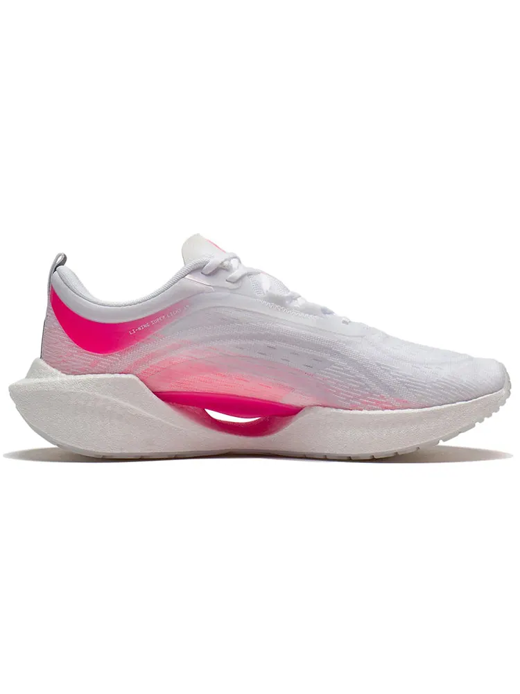 Беговые кроссовки (WMNS) Li-Ning Super Light XIX 'White Pink' — изображение 2 из 7