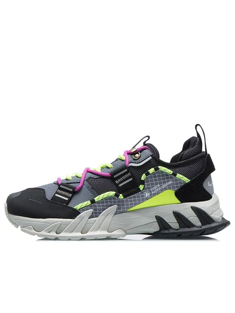 Кроссовки Li-Ning Quanxing Ace 'Black Grey Yellow' — изображение 1 из 3, черный