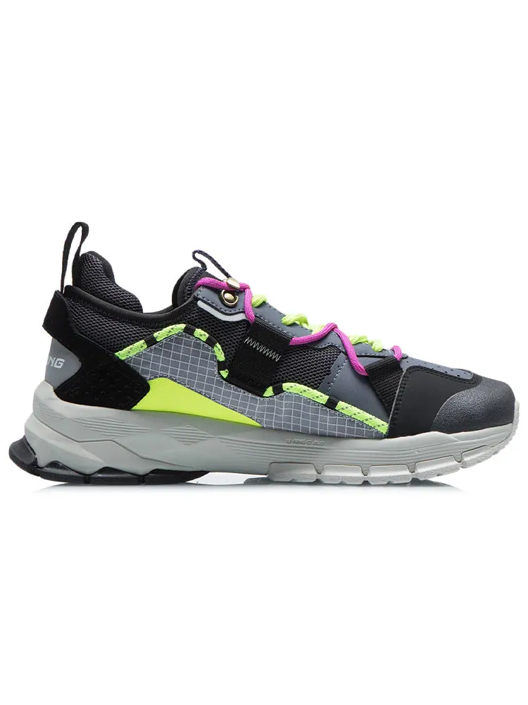 Кроссовки Li-Ning Quanxing Ace 'Black Grey Yellow' — изображение 2 из 3, черный