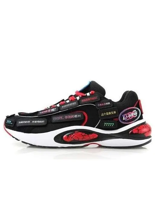 Кроссовки v8 x edg Li-Ning — изображение 1 из 4, черный/красный