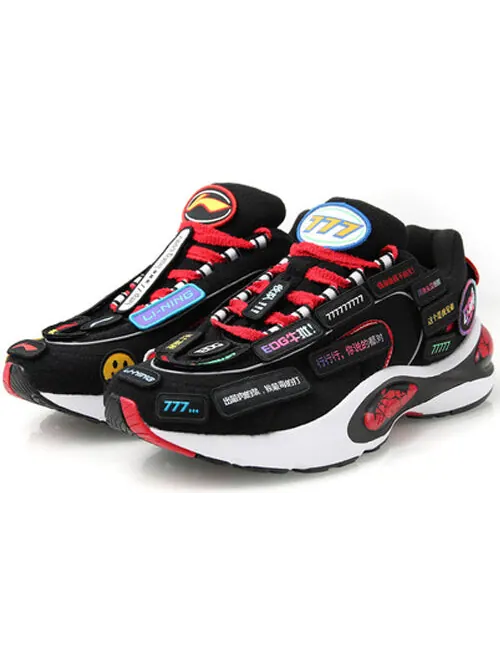 Кроссовки v8 x edg Li-Ning — изображение 4 из 4, черный/красный