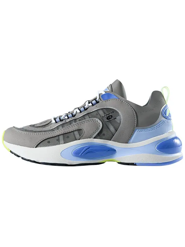 Кроссовки v8 Li-Ning — изображение 2 из 4, серый/синий