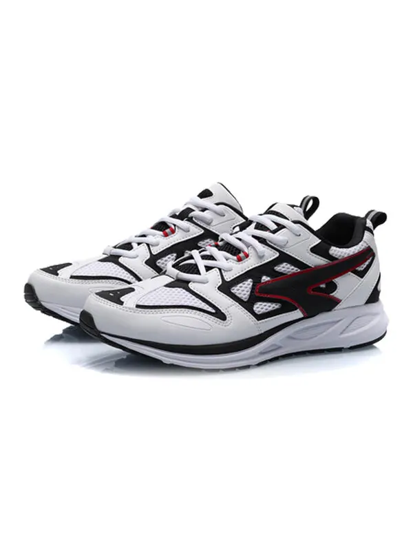 Кроссовки Li-Ning Running Low 'White Black' — изображение 3 из 4, белый/черный