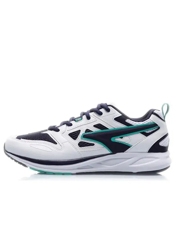 Кроссовки Li-Ning Running Low 'White Black' — изображение 1 из 4, белый, зеленый
