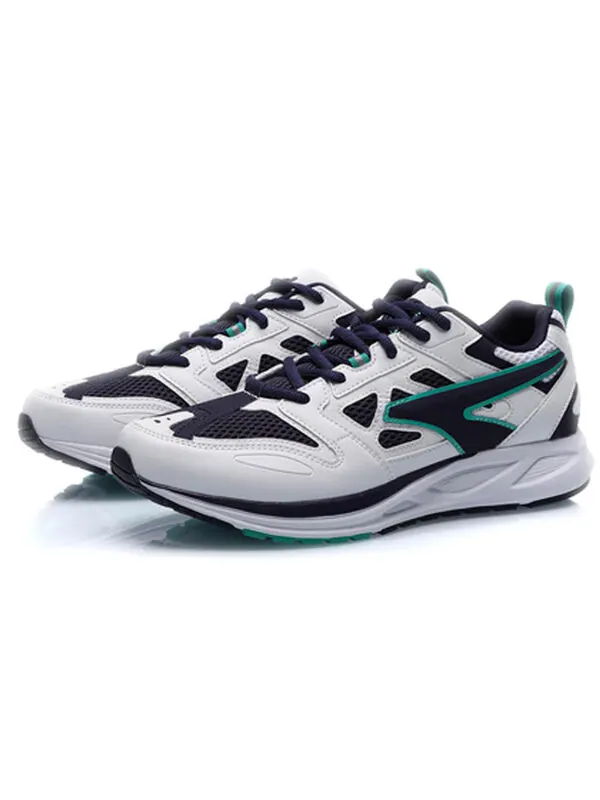 Кроссовки Li-Ning Running Low 'White Black' — изображение 3 из 4, белый, зеленый