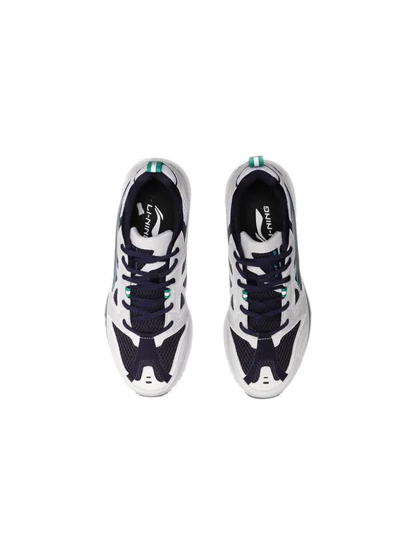 Кроссовки Li-Ning Running Low 'White Black' — изображение 4 из 4, белый, зеленый