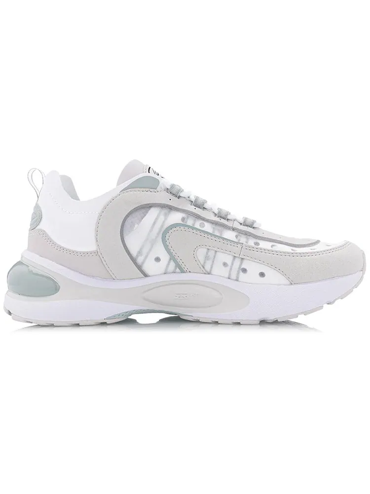 Беговые кроссовки (WMNS) Li-Ning V8 'Light Grey Pink' — изображение 2 из 7, серый