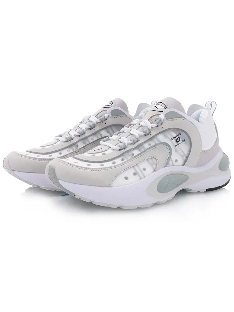 Беговые кроссовки (WMNS) Li-Ning V8 'Light Grey Pink' — изображение 3 из 7, серый