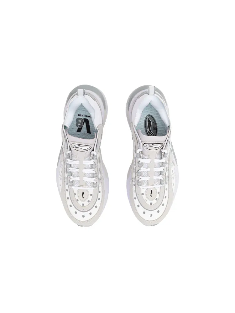 Беговые кроссовки (WMNS) Li-Ning V8 'Light Grey Pink' — изображение 4 из 7, серый