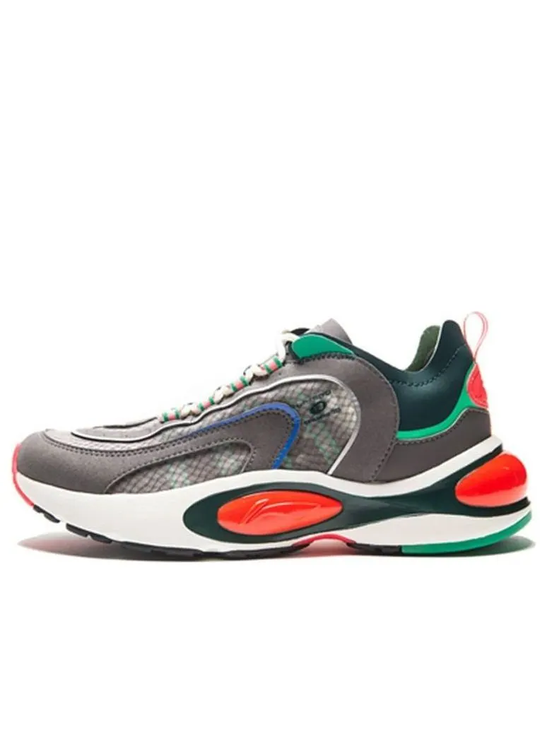 Беговые кроссовки (WMNS) Li-Ning V8 'Grey Red Green' — изображение 1 из 5, коричневый