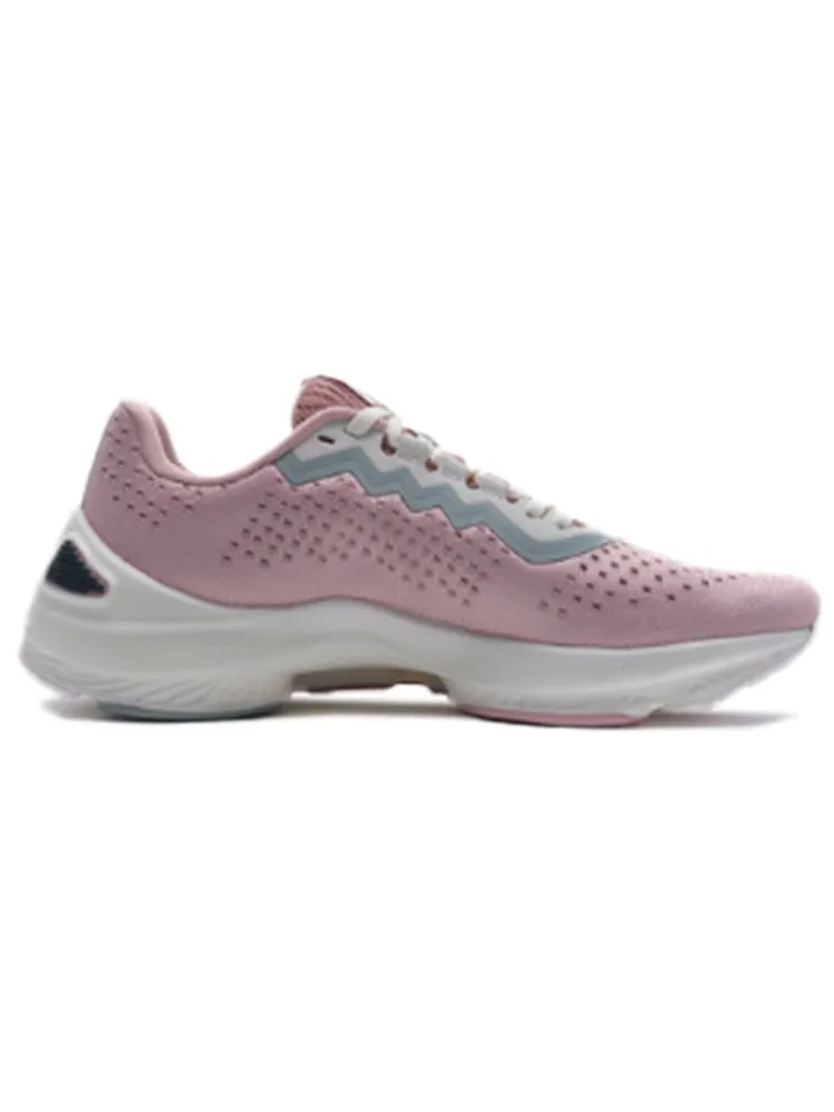 Беговые кроссовки (WMNS) Li-Ning Light Foam Lam No Boundry 'Pink Grey' — изображение 2 из 5, розовый