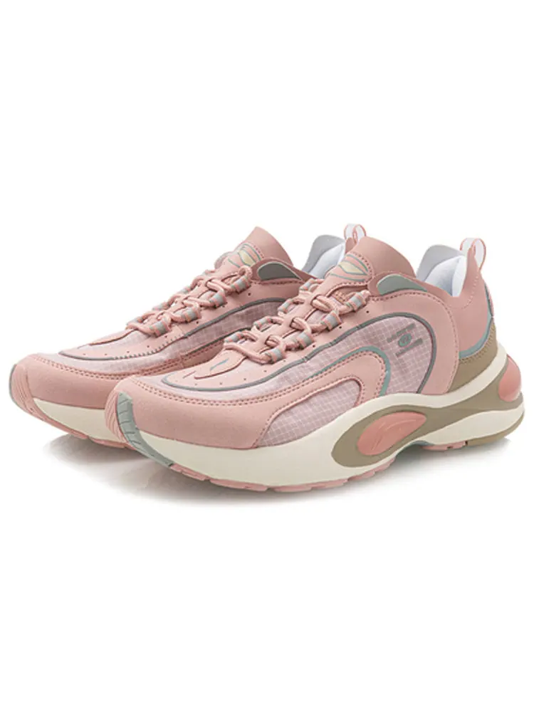 Беговые кроссовки (WMNS) Li-Ning V8 'Pink Khaki' — изображение 3 из 5