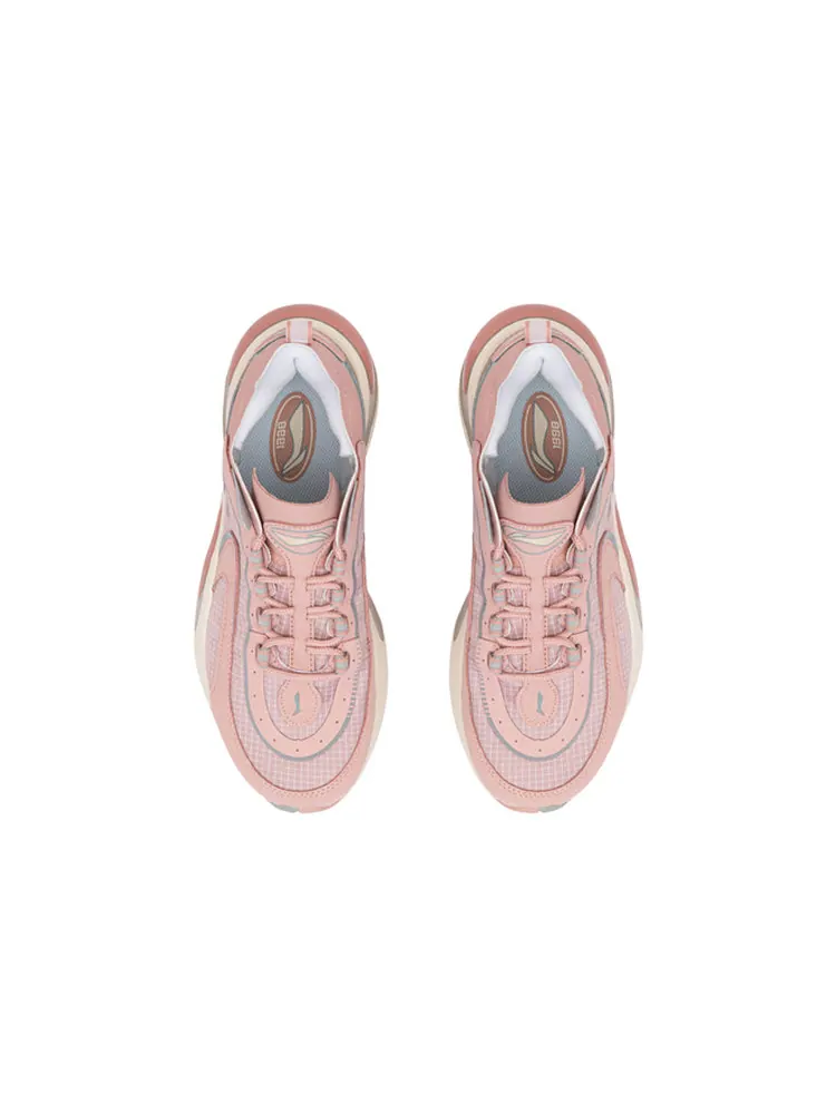 Беговые кроссовки (WMNS) Li-Ning V8 'Pink Khaki' — изображение 4 из 5
