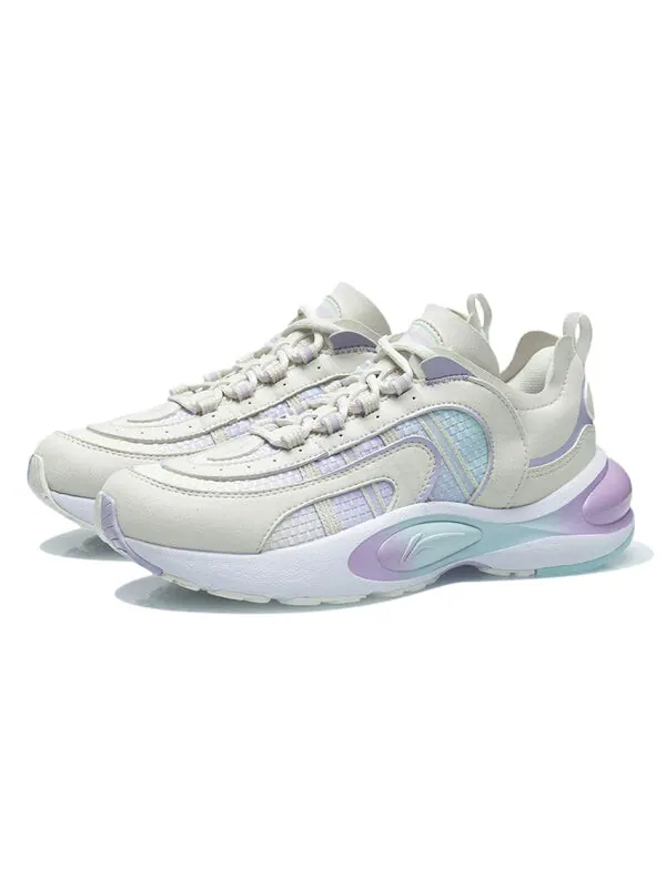 Кроссовки v8 Li-Ning — изображение 3 из 4, серый/фиолетовый/синий