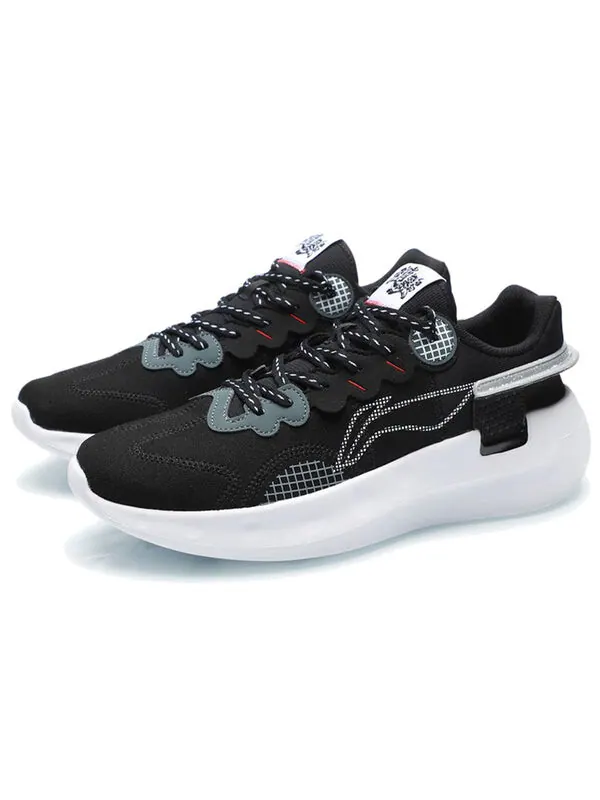 Кроссовки счастливые Li-Ning — изображение 3 из 4, черный/белый