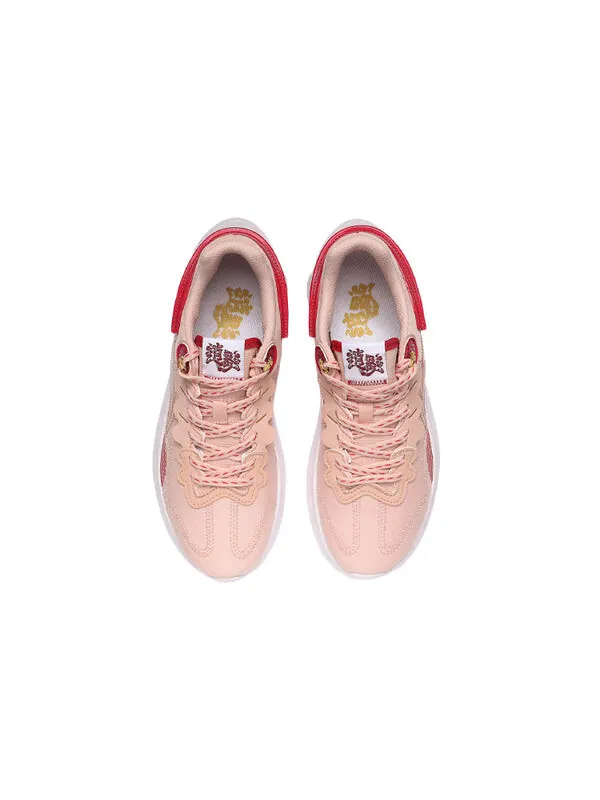 Кроссовки счастливые Li-Ning — изображение 4 из 4, розовый/красный/белый