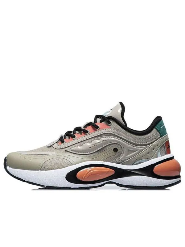 Кроссовки v8 Li-Ning — изображение 1 из 4, серый/оранжевый/белый