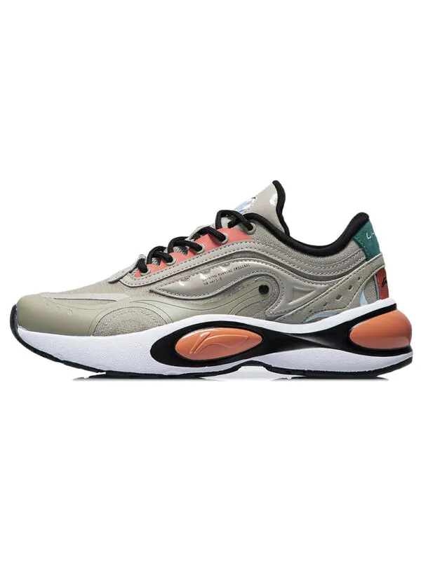 Кроссовки v8 Li-Ning — изображение 2 из 4, серый/оранжевый/белый