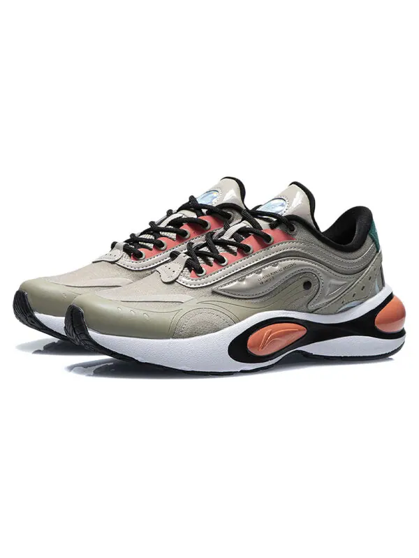 Кроссовки v8 Li-Ning — изображение 4 из 4, серый/оранжевый/белый