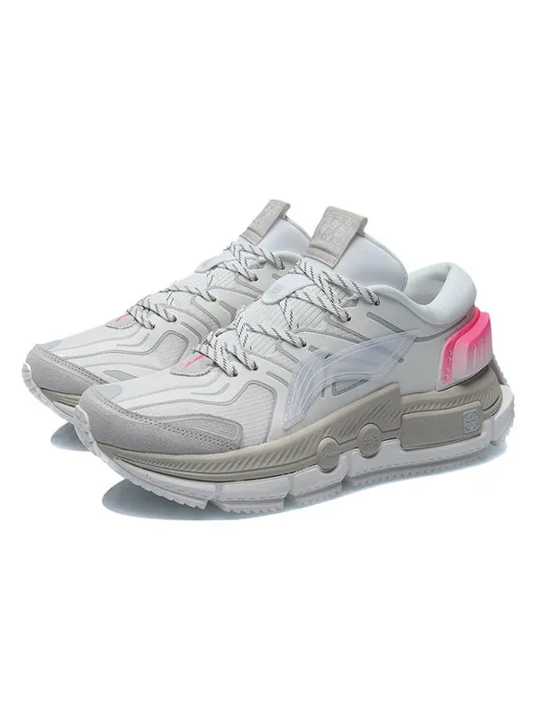 Кроссовки солнцезащитные незаменимые Li-Ning — изображение 3 из 4, белый/серый/розовый