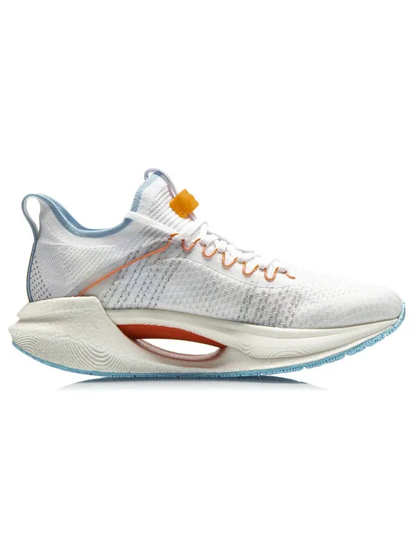 Кроссовки цзюэ ин основные Li-Ning — изображение 2 из 4, белый/синий/оранжевый
