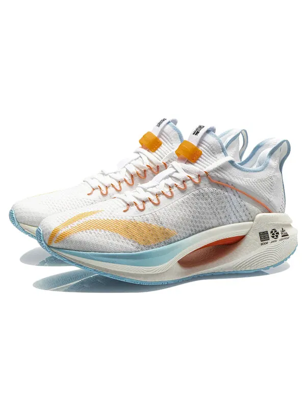Кроссовки цзюэ ин основные Li-Ning — изображение 3 из 4, белый/синий/оранжевый