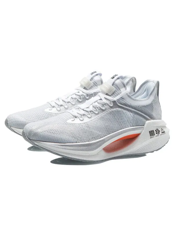 Кроссовки цзюэ ин основные Li-Ning — изображение 3 из 4, белый/синий/оранжевый