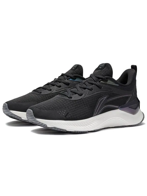 Кроссовки (WMNS) Li-Ning Running 'Black White' — изображение 3 из 4, черный