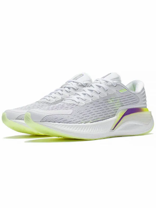 Кроссовки yueying element 2 Li-Ning — изображение 3 из 4, серый/желтый/фиолетовый