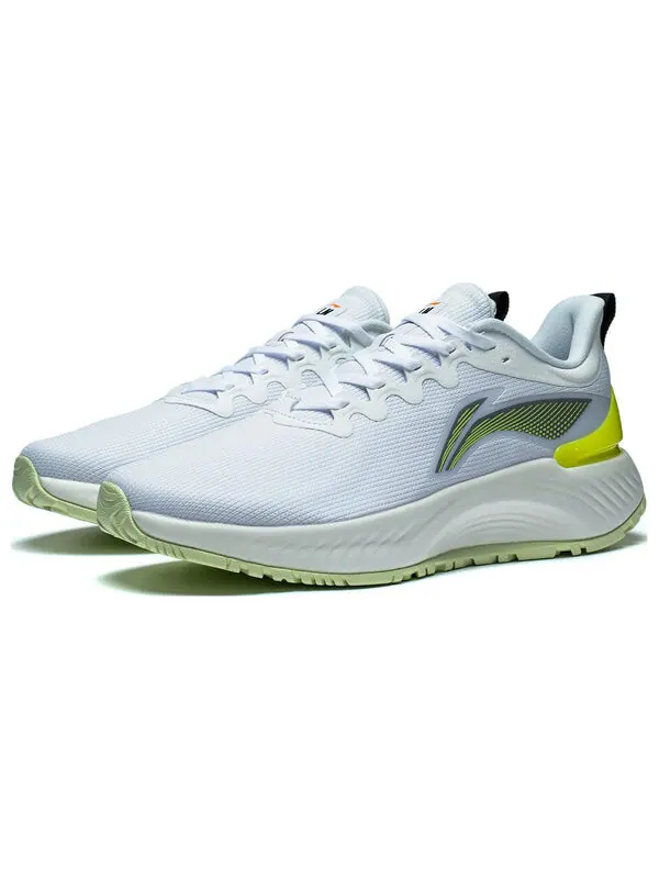 Кроссовки yueying element 2.0 Li-Ning — изображение 3 из 4, белый/желтый/зеленый
