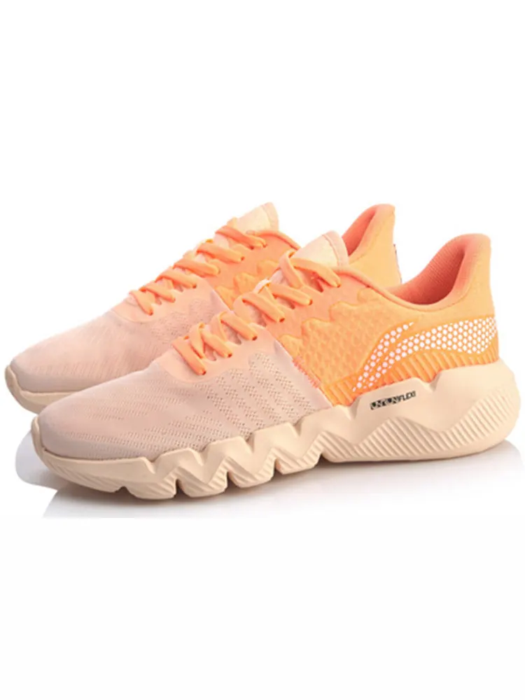 Спортивные кроссовки (WMNS) Li-Ning Flex 'Orange Beige' — изображение 3 из 5, розовый