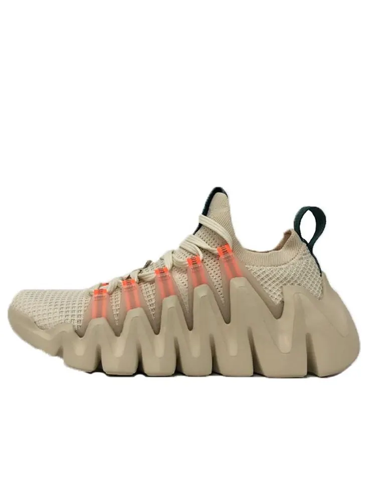 Беговые кроссовки (WMNS) Li-Ning Crazy Run Flex No Boundry 'Khaki Orange' — изображение 1 из 4, белый