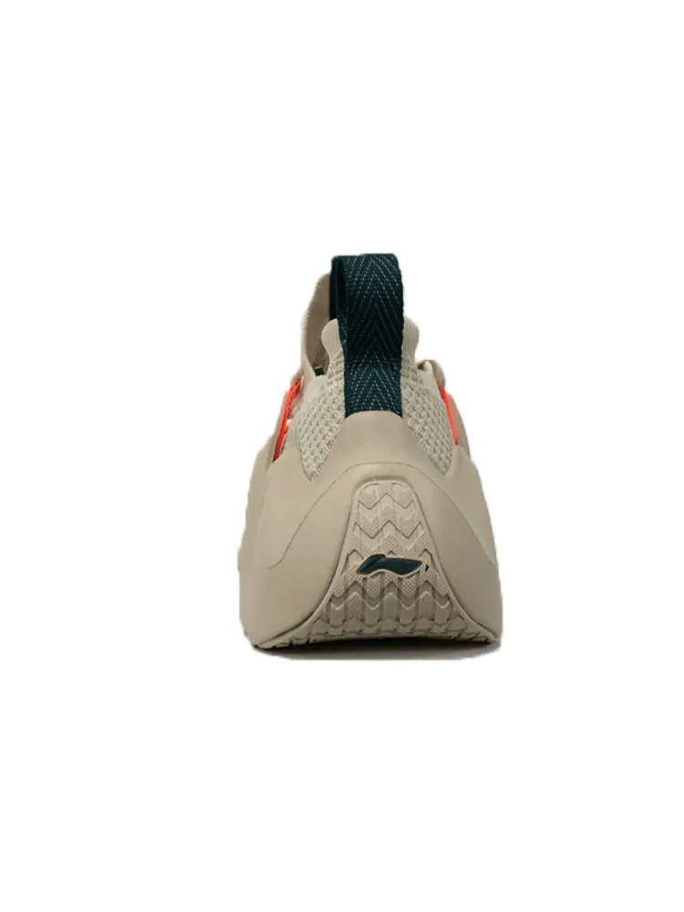 Беговые кроссовки (WMNS) Li-Ning Crazy Run Flex No Boundry 'Khaki Orange' — изображение 3 из 4, белый