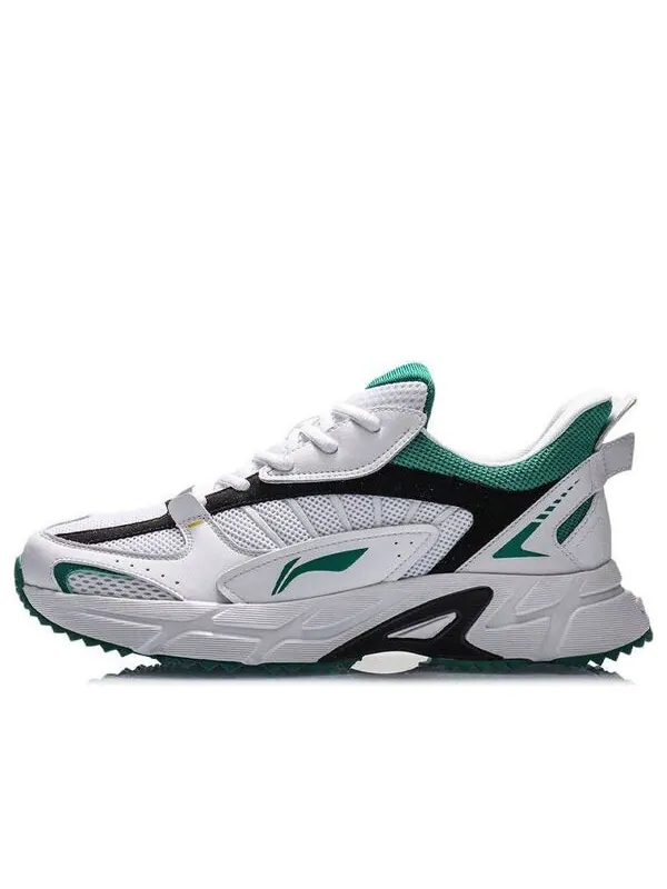 Кроссовки Li-Ning Running 'White Green' — изображение 1 из 4, белый, зеленый