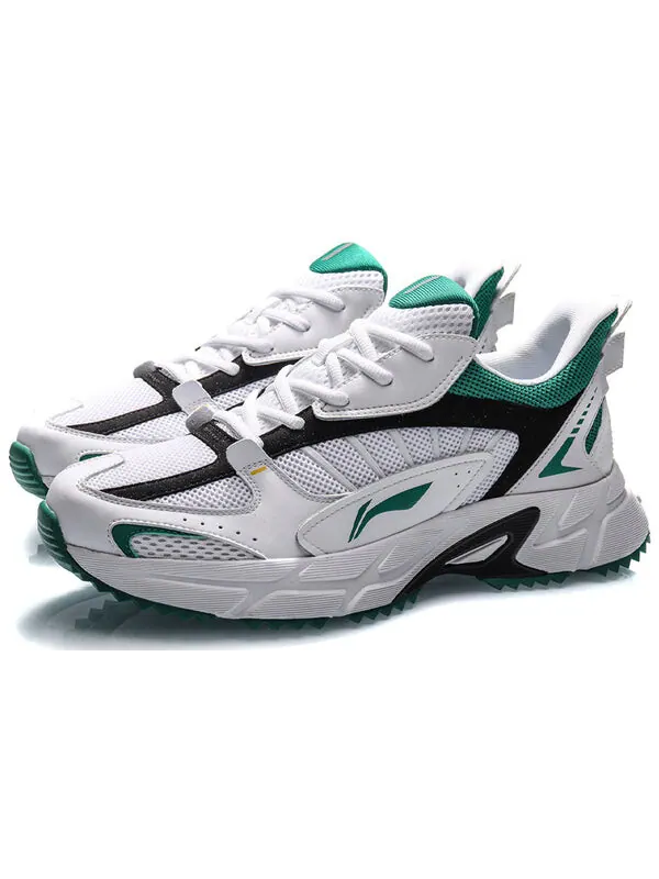 Кроссовки Li-Ning Running 'White Green' — изображение 3 из 4, белый, зеленый