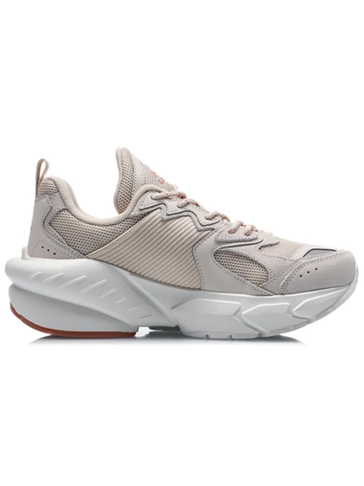 Спортивные кроссовки (WMNS) Li-Ning YiZhao 'Beige Orange' — изображение 2 из 5