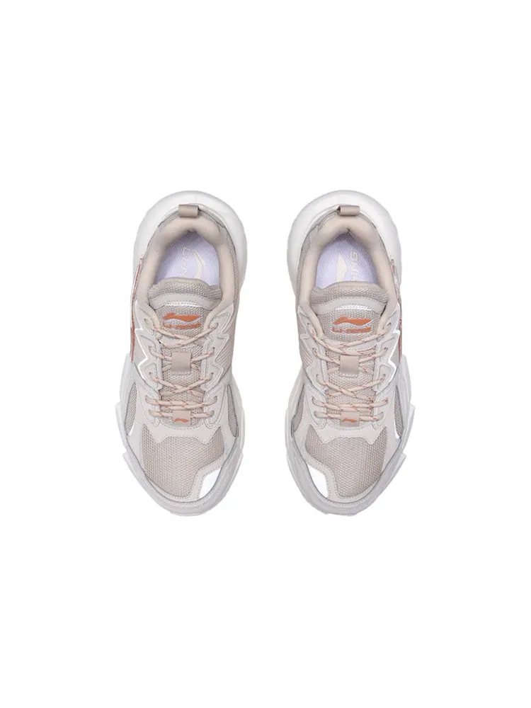 Спортивные кроссовки (WMNS) Li-Ning YiZhao 'Beige Orange' — изображение 4 из 5