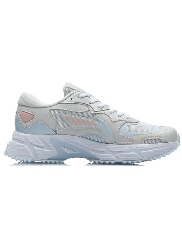 Кроссовки жаворонок Li-Ning — изображение 2 из 4, серый/синий/белый