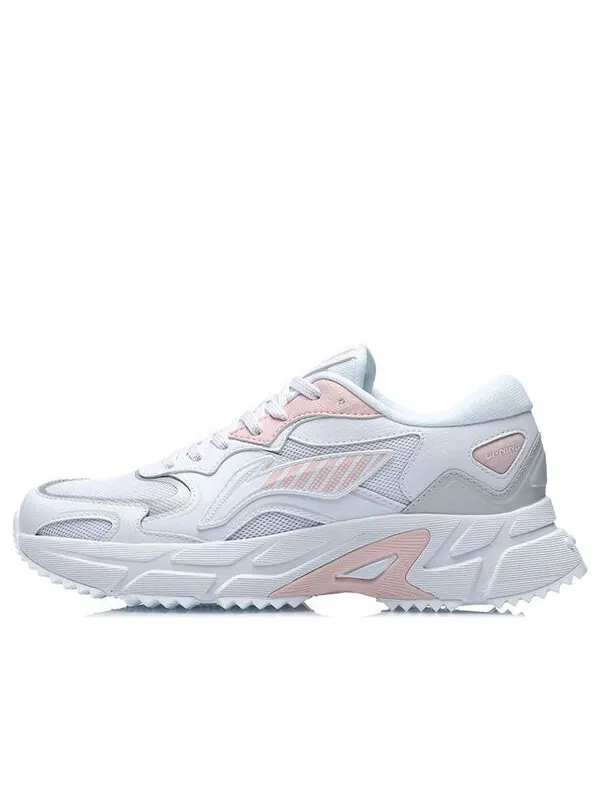 Кроссовки жаворонок Li-Ning — изображение 1 из 4, белый/розовый/серый