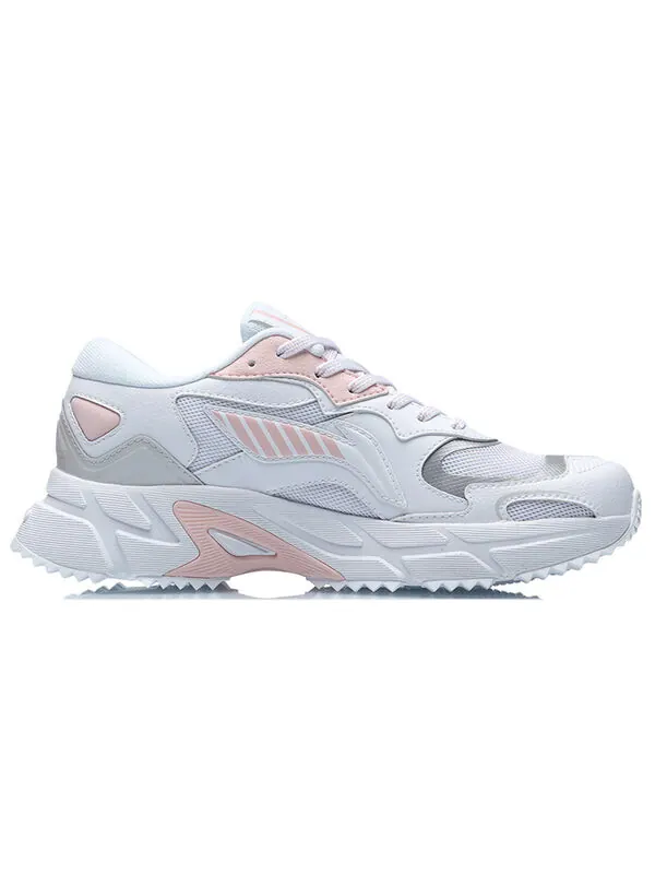 Кроссовки жаворонок Li-Ning — изображение 2 из 4, белый/розовый/серый