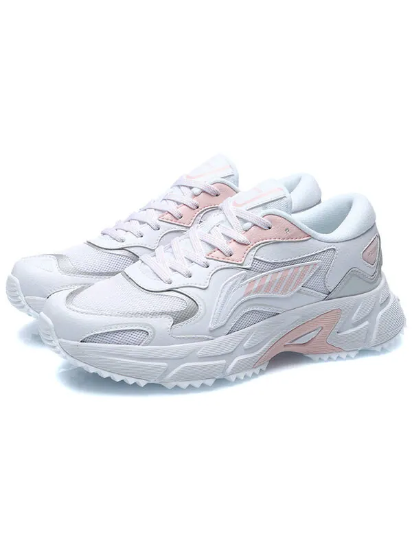 Кроссовки жаворонок Li-Ning — изображение 3 из 4, белый/розовый/серый