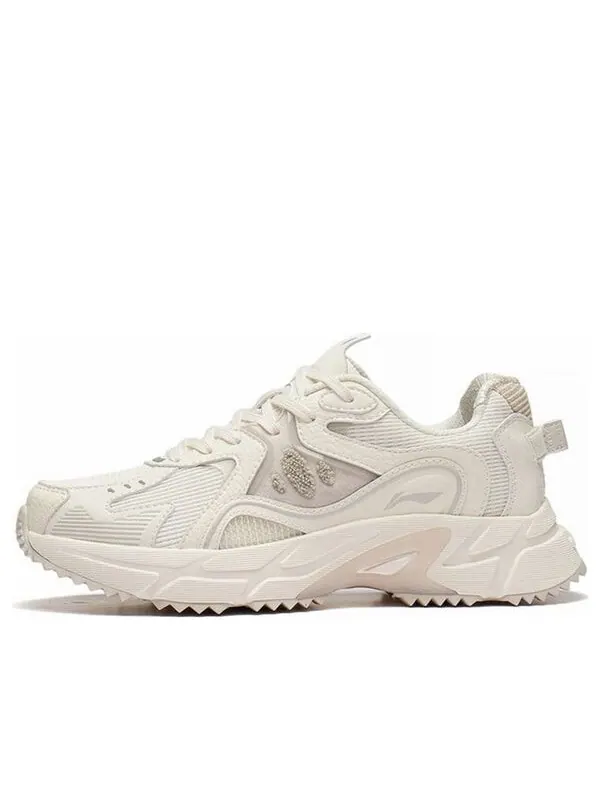Кроссовки повседневные легкие низкие кеды Li-Ning — изображение 1 из 4, белый/бежевый