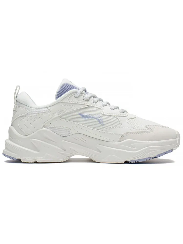 Кроссовки (WMNS) Li-Ning Qixing 'Creamy White Blue' — изображение 2 из 5, бежевый
