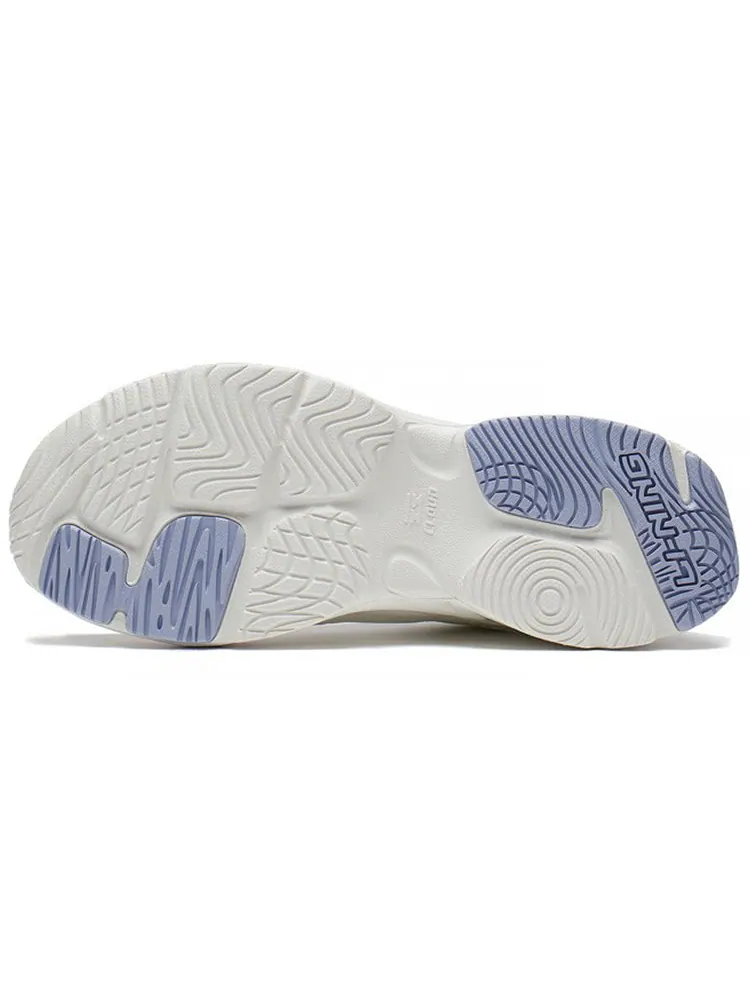 Кроссовки (WMNS) Li-Ning Qixing 'Creamy White Blue' — изображение 5 из 5, бежевый