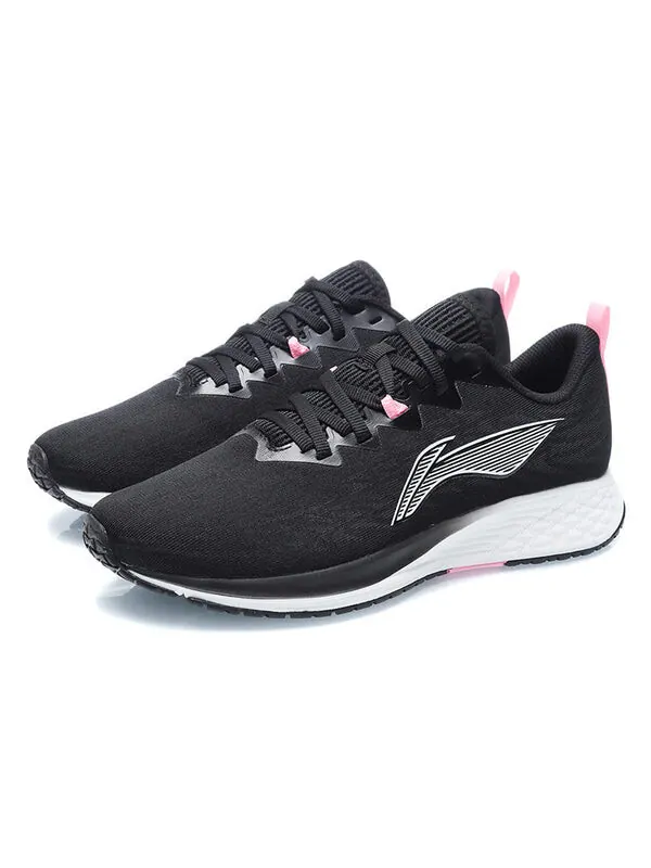 Кроссовки темная лошадка 4 Li-Ning — изображение 3 из 4, черный/белый/розовый