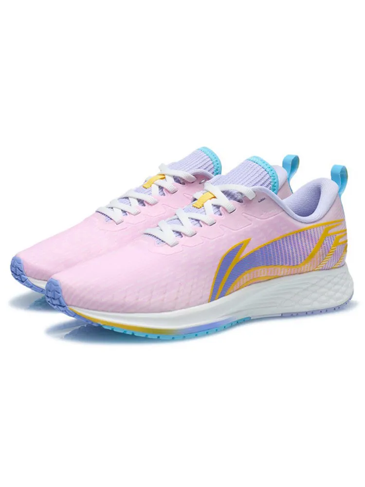 Беговые кроссовки (WMNS) Li-Ning Rouge Rabbit 'Pink Grey' — изображение 3 из 4
