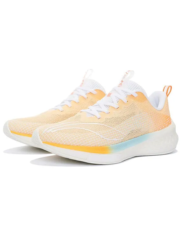 Кроссовки темная лошадка 5 Li-Ning — изображение 3 из 4, белый/оранжевый/зеленый