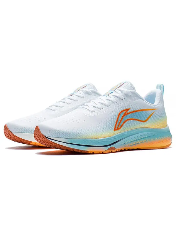 Кроссовки темная лошадка 5 Li-Ning — изображение 3 из 4, белый/синий/оранжевый
